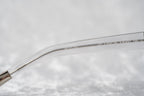 Kris Van Assche Sunglasses Oval Translucent Yellow and Grey