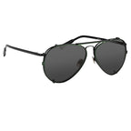 Kris Van Assche Sunglasses Green and Grey