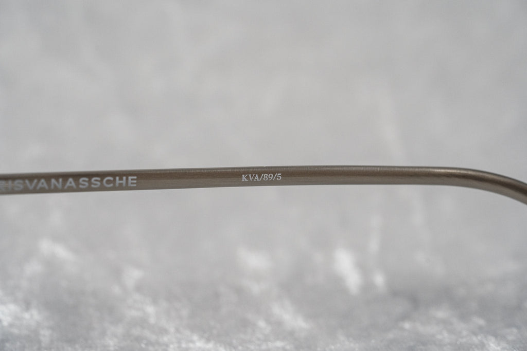 Kris Van Assche Sunglasses Shiny Black and Grey
