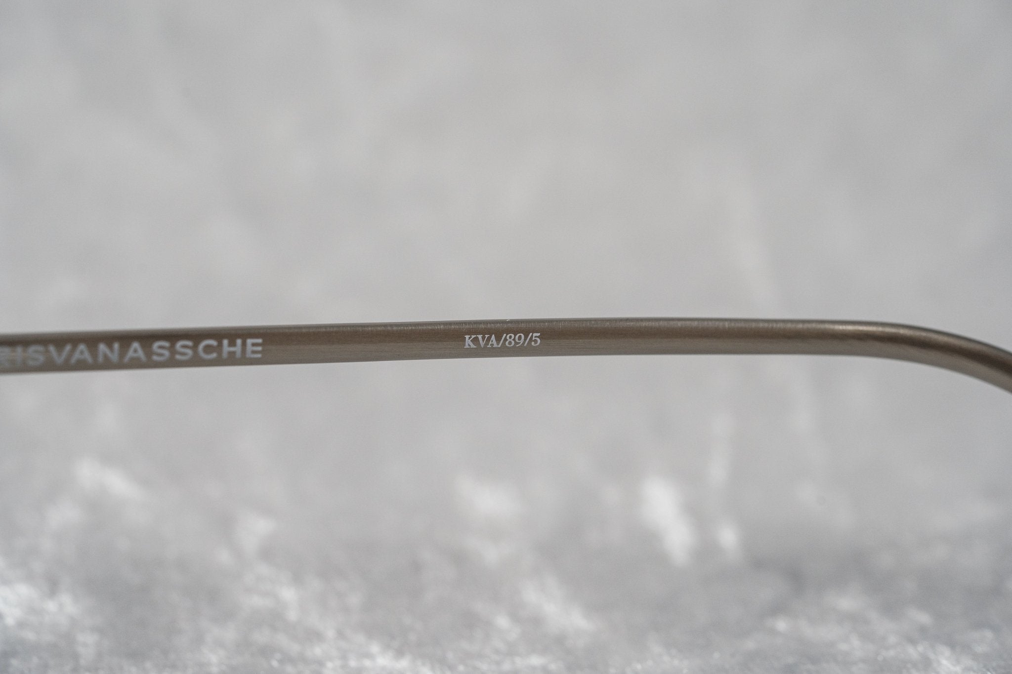 Kris Van Assche Sunglasses Shiny Black and Grey