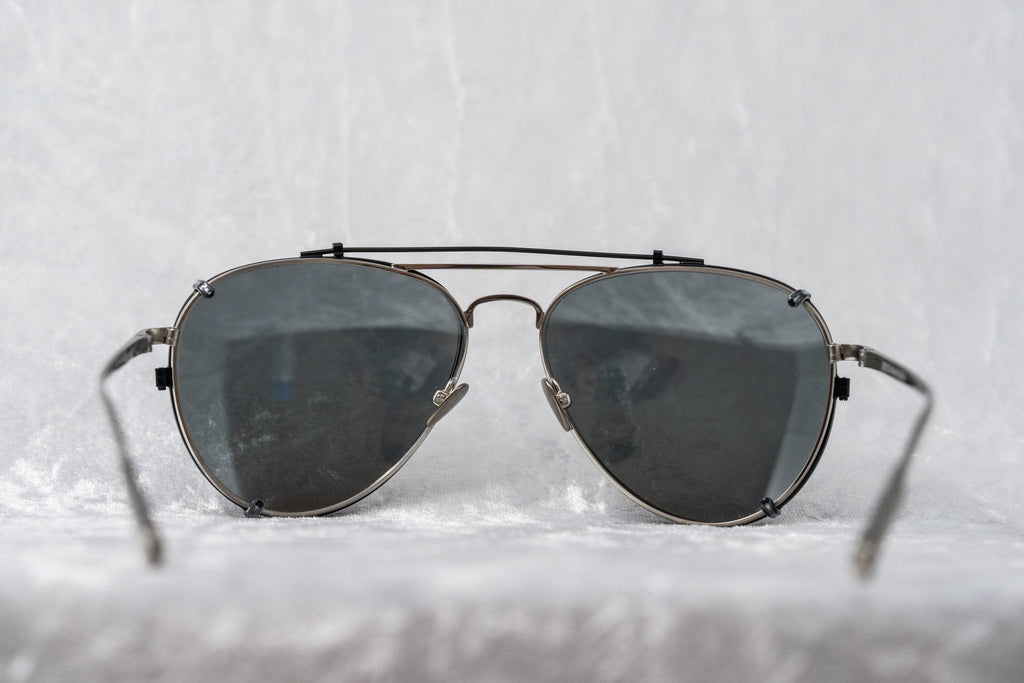 Kris Van Assche Sunglasses Shiny Black and Grey