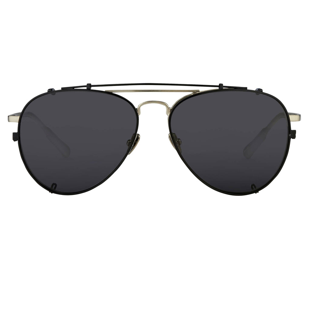 Kris Van Assche Sunglasses Shiny Black and Grey