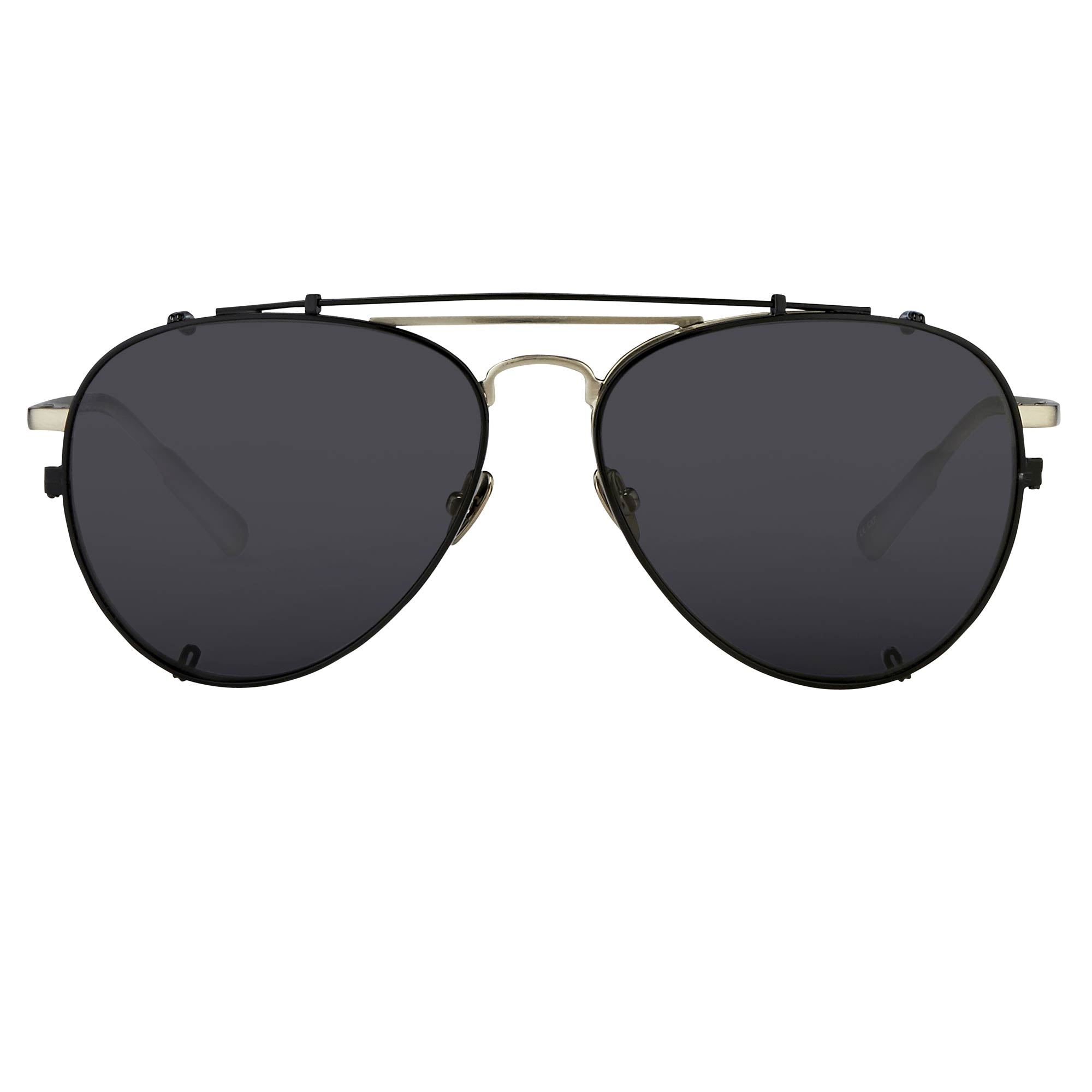 Kris Van Assche Sunglasses Shiny Black and Grey
