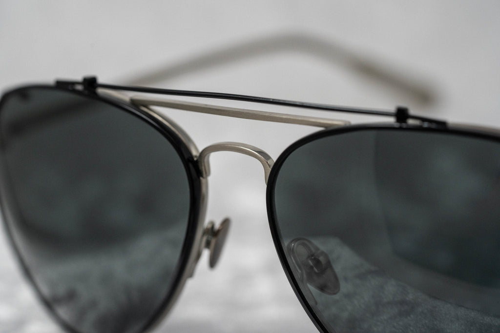 Kris Van Assche Sunglasses Shiny Black and Grey