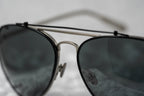 Kris Van Assche Sunglasses Shiny Black and Grey
