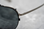 Kris Van Assche Sunglasses Shiny Black and Grey