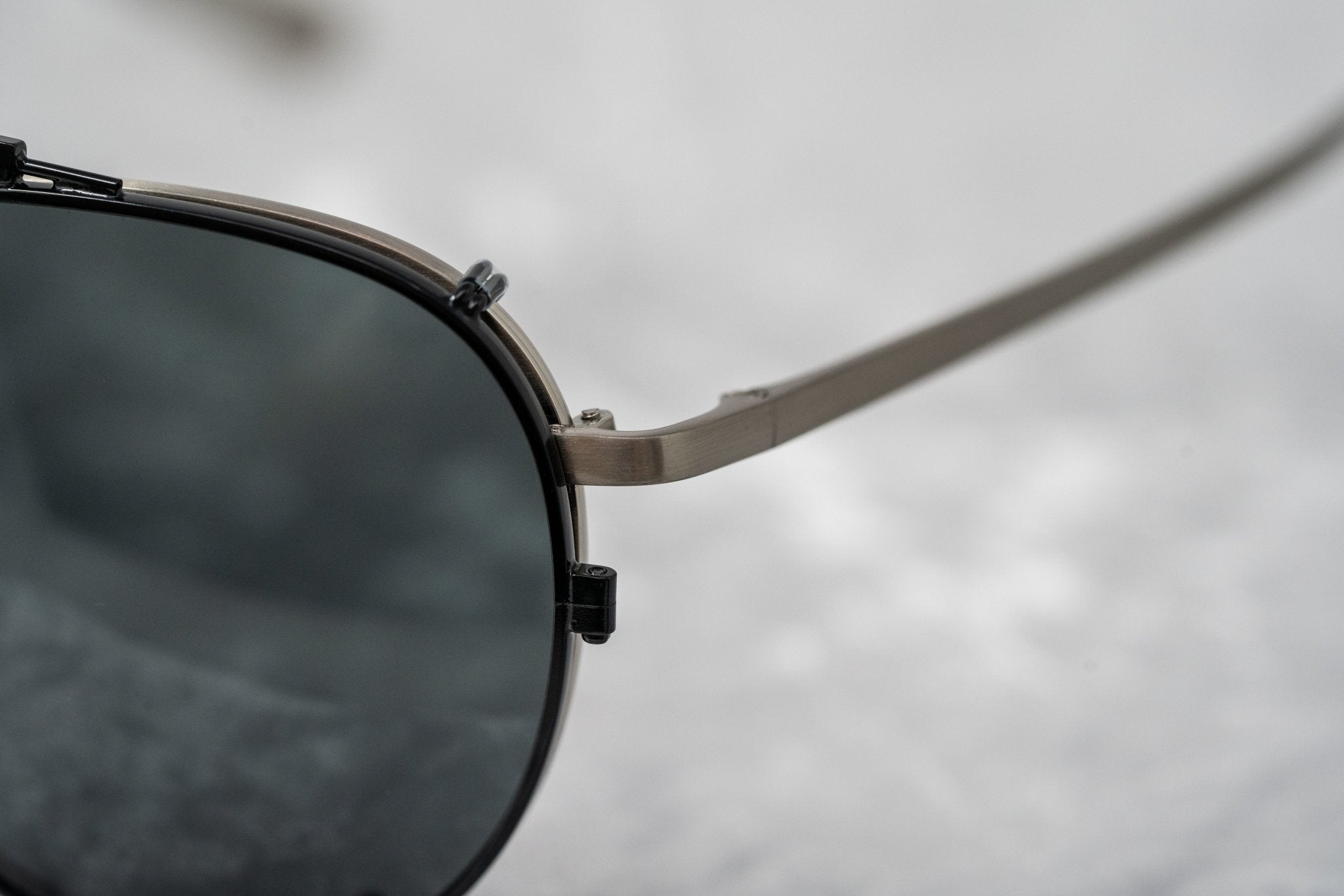 Kris Van Assche Sunglasses Shiny Black and Grey