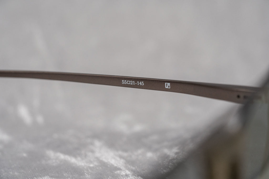 Kris Van Assche Sunglasses Khaki and Gold