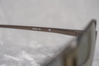 Kris Van Assche Sunglasses Khaki and Gold
