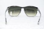 Kris Van Assche Sunglasses D-Frame Silver and Green