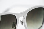 Kris Van Assche Sunglasses D-Frame Silver and Green