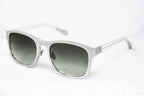 Kris Van Assche Sunglasses D-Frame Silver and Green