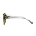 Kris Van Assche Sunglasses Double Bridge Round Yellow and Grey