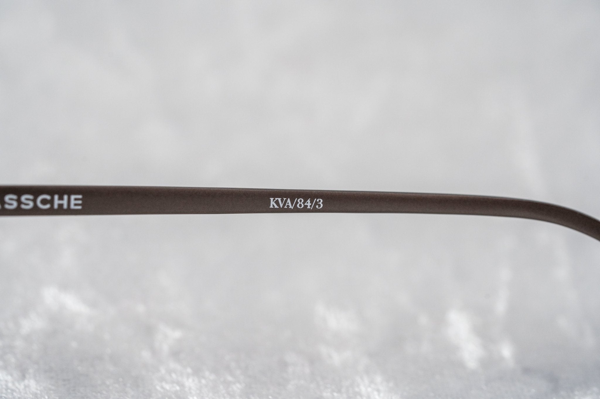 Kris Van Assche Sunglasses Peach and Brown