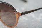 Kris Van Assche Sunglasses Peach and Brown