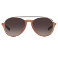Kris Van Assche Sunglasses Peach and Brown