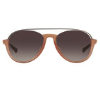 Kris Van Assche Sunglasses Peach and Brown