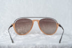 Kris Van Assche Sunglasses Peach and Brown