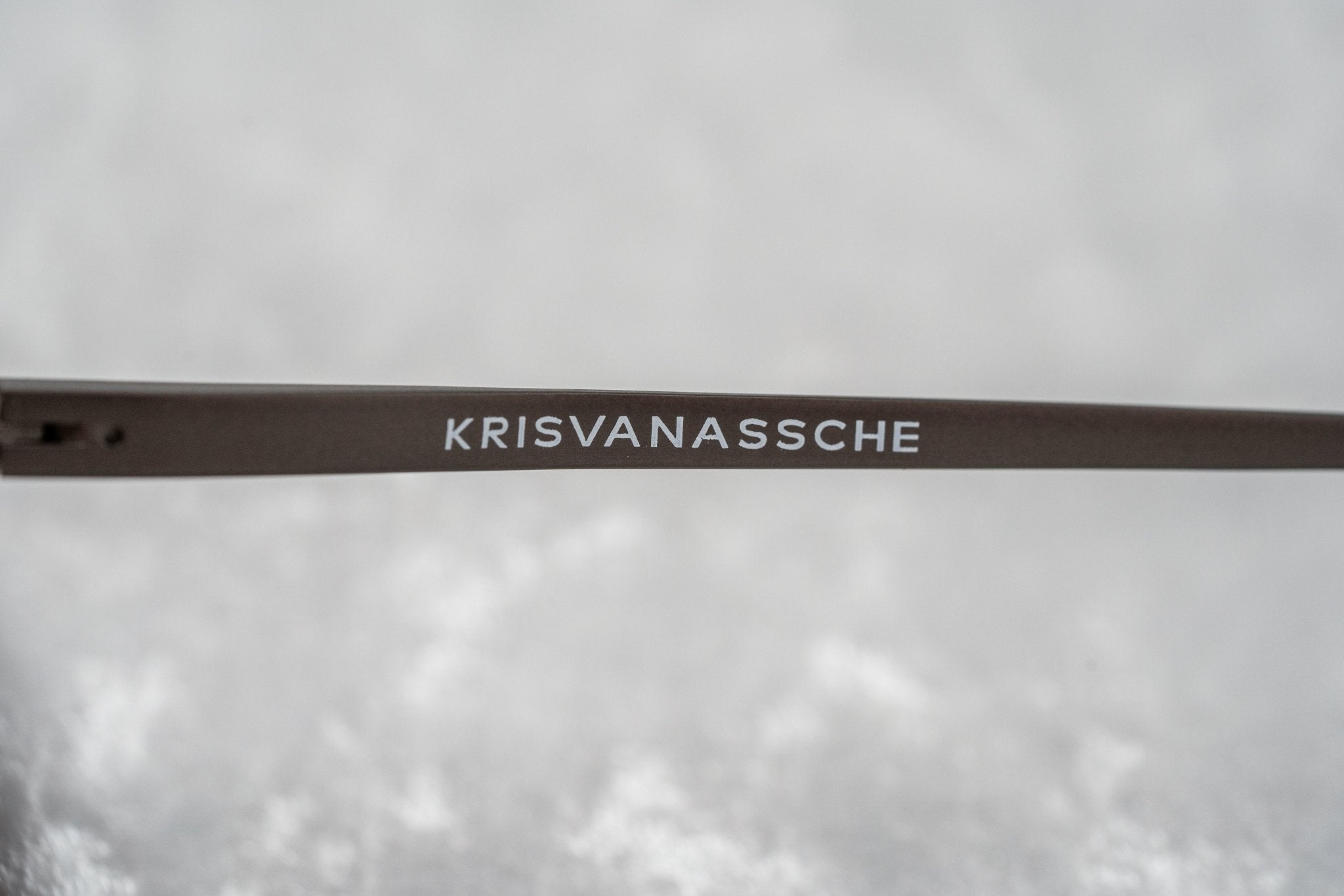 Kris Van Assche Sunglasses Peach and Brown