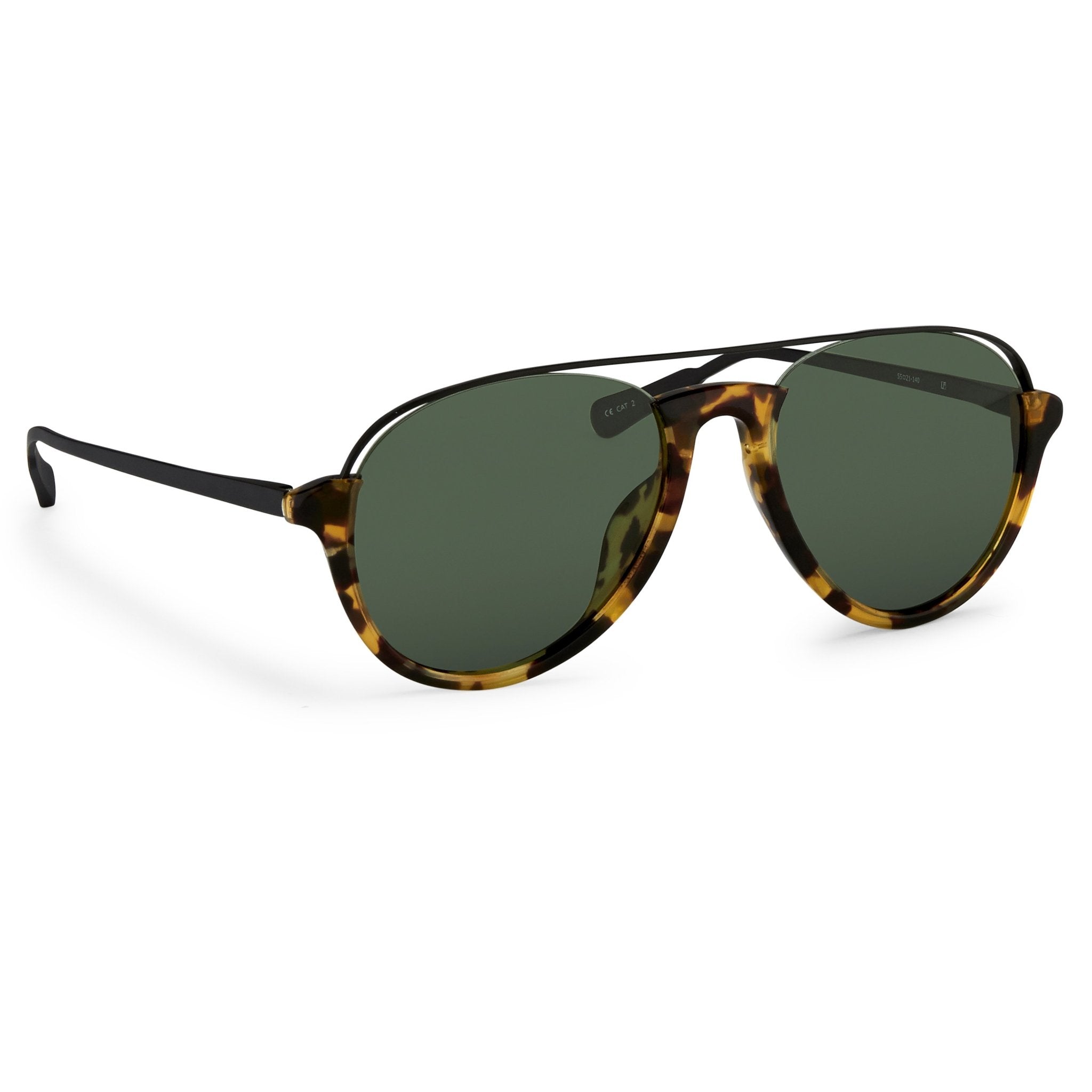 Kris Van Assche Sunglasses Black Tortoise Shell and Green