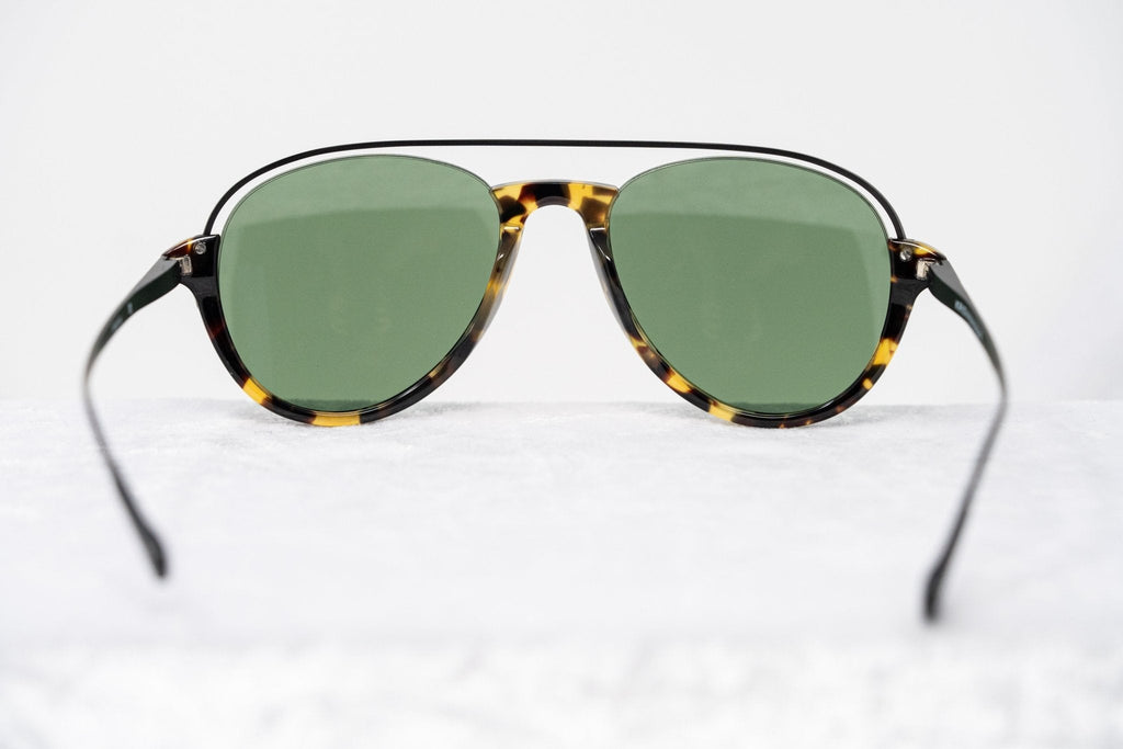 Kris Van Assche Sunglasses Black Tortoise Shell and Green