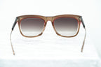Kris Van Assche Sunglasses D-Frame Burgundy and Brown