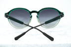 Kris Van Assche Men's Sunglasses Round Green and Grey