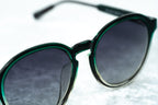 Kris Van Assche Men's Sunglasses Round Green and Grey