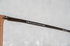 Kris Van Assche Sunglasses D-Frame Peach and Brown