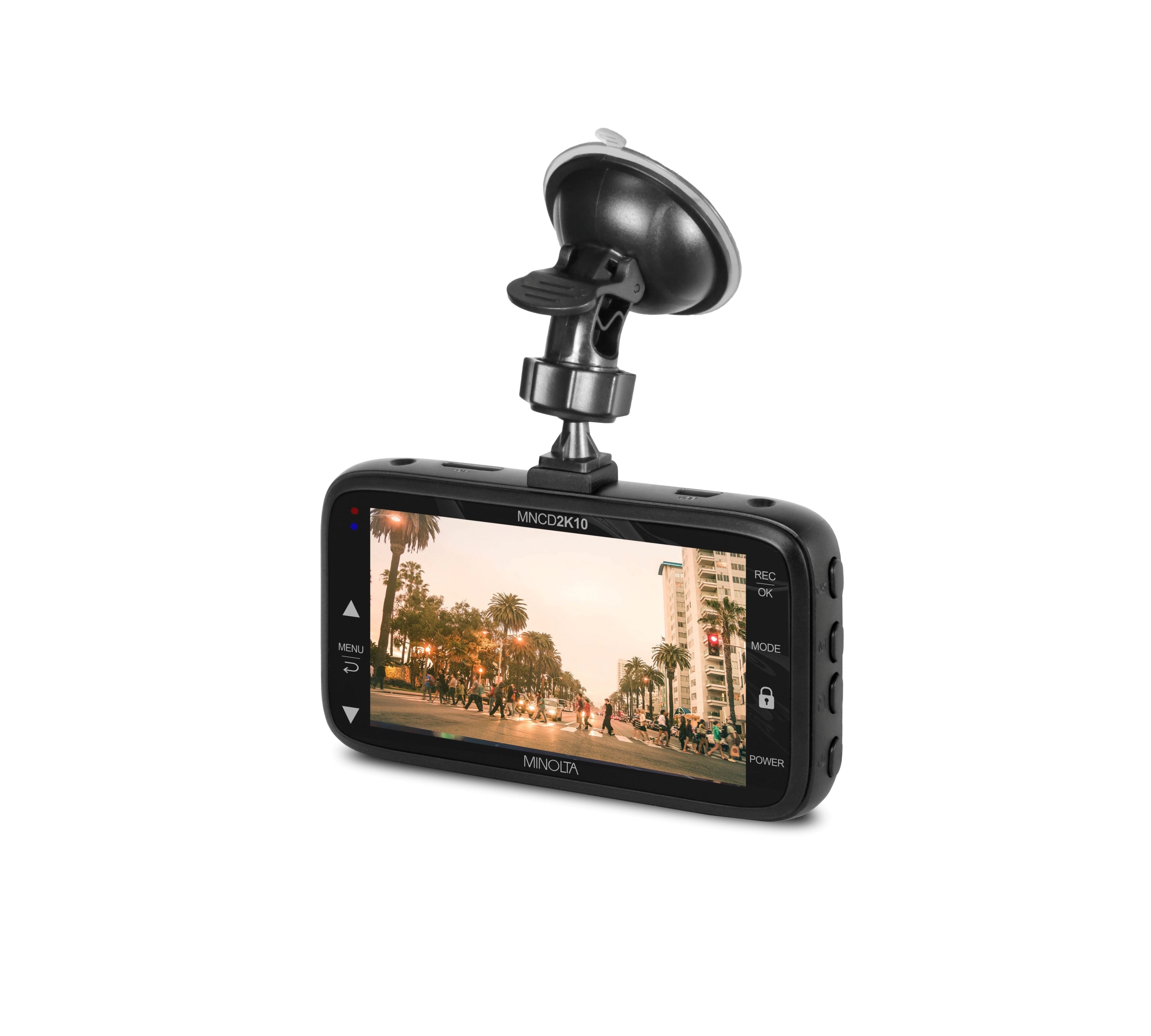 MINOLTA MNCD2K10 2.5K Quad HD Car Camcorder w/3.0" LCD Monitor (Blue)