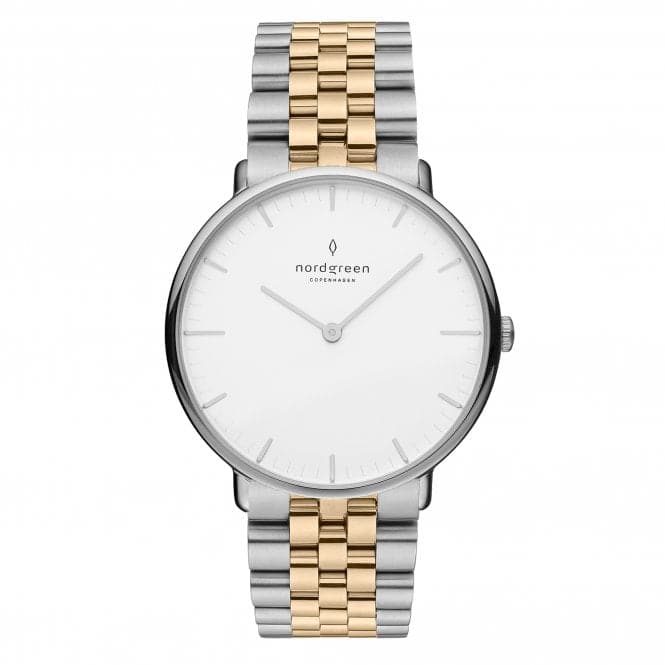 Nordgreen Native Link 28mm Two-Tone Ladies' Watch