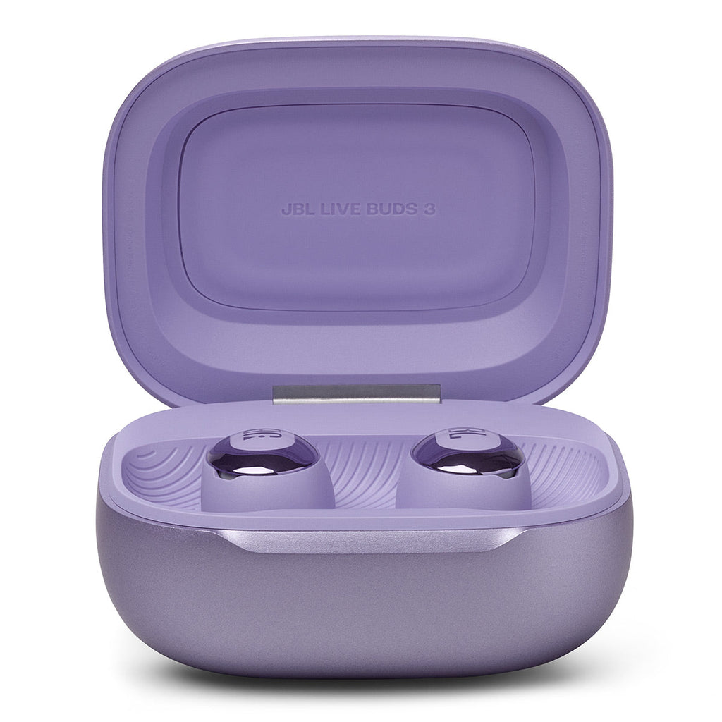 JBL Live Buds 3 Noise-Cancelling Earbuds with Smart Case (Purple)