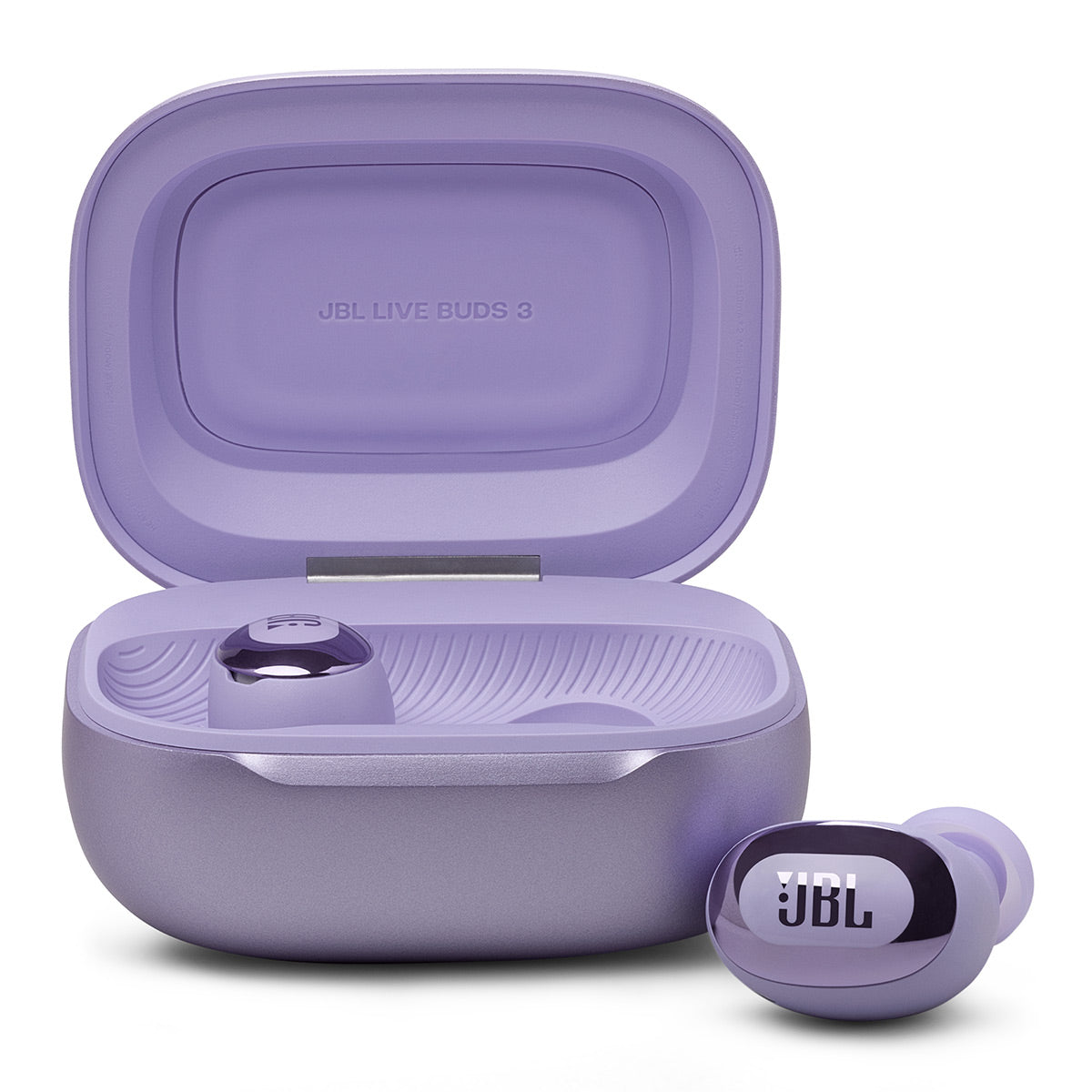 JBL Live Buds 3 Noise-Cancelling Earbuds with Smart Case (Purple)