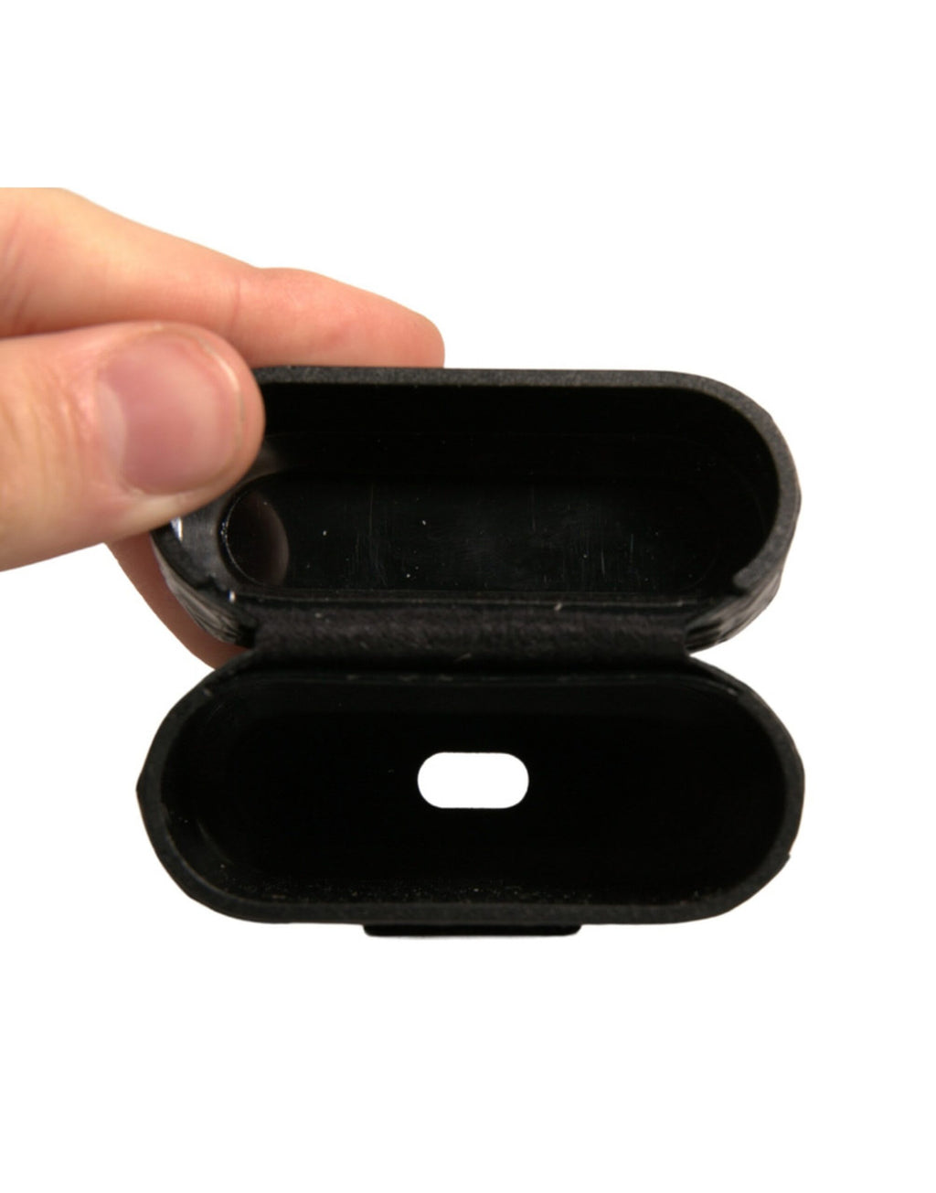 Dolce & Gabbana Leather Metal Logo Plaque Holder Airpods Case
