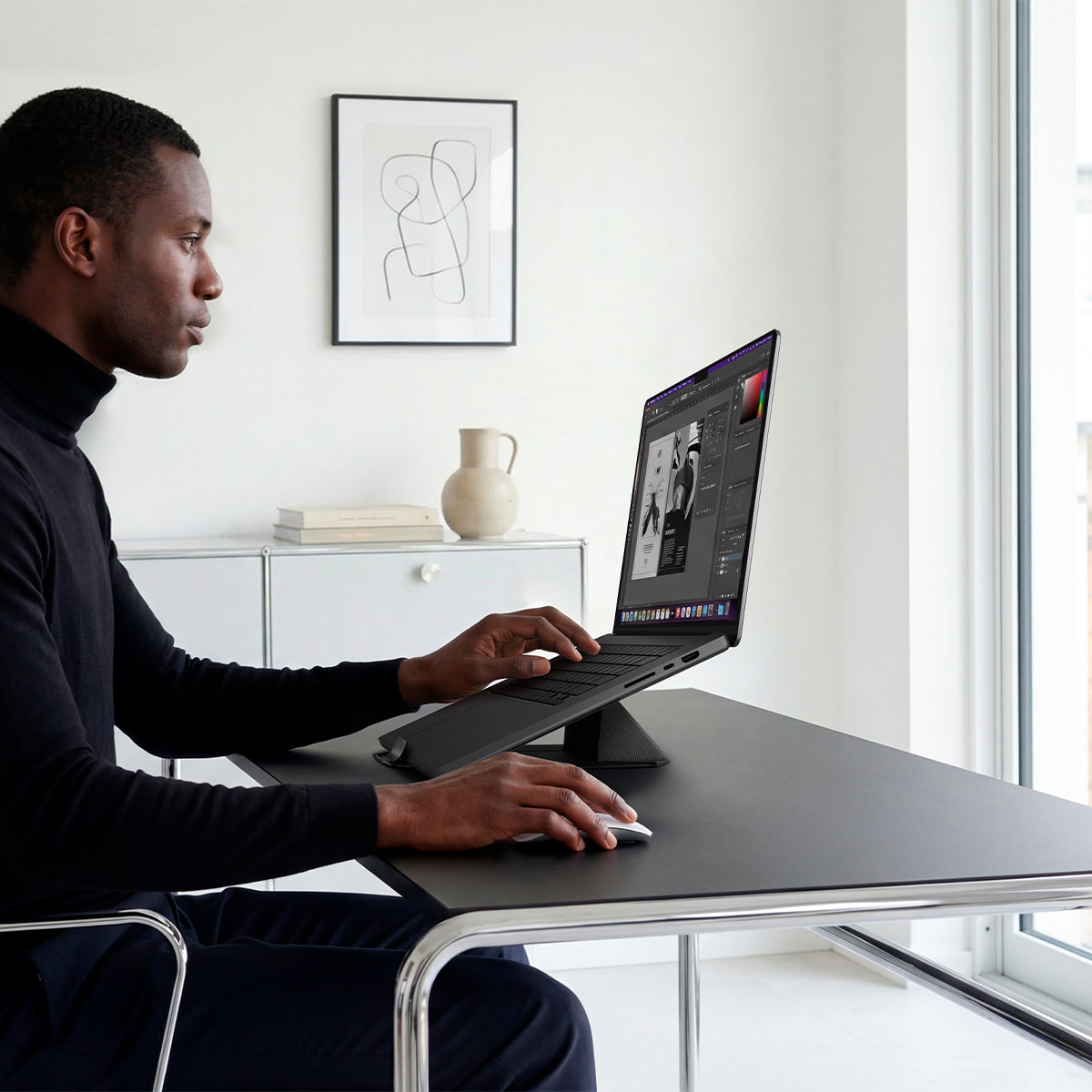 Slim Fold Laptop Stand | Non-Adhesive