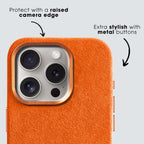 Limited Edition - iPhone 11 - Alcantara Case - Orange
