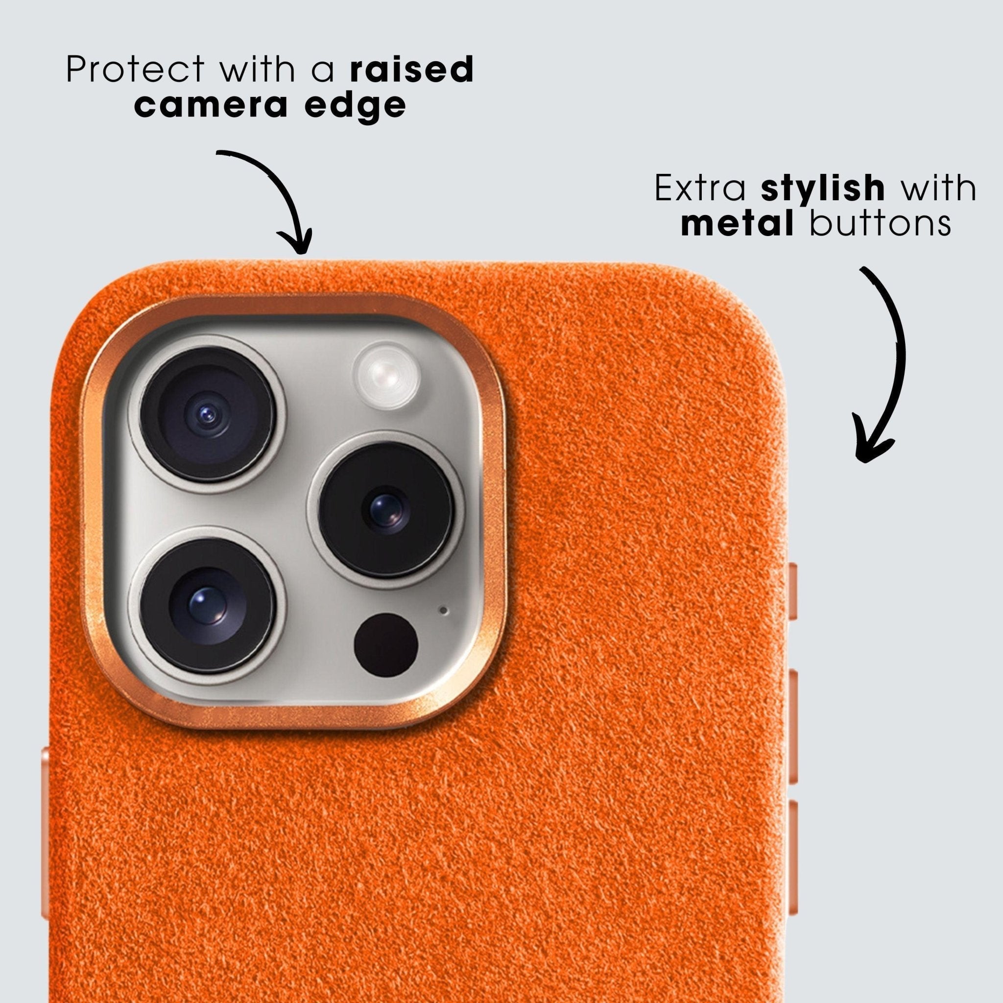 Limited Edition - iPhone 11 - Alcantara Case - Orange