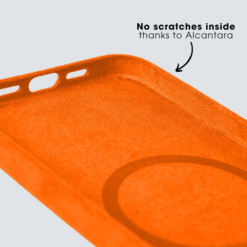 Limited Edition - iPhone X & XS - Alcantara Case - Orange