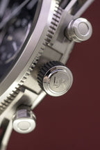 L&Jr Men's Watch Chronograph Day and Date Black