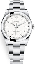 Rolex Oyster Perpetual 39  - White Index Dial - Oyster Bracelet - 114300Wh