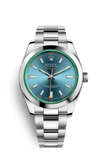 Rolex Steel Milgauss - Smooth Bezel - Blue Dial