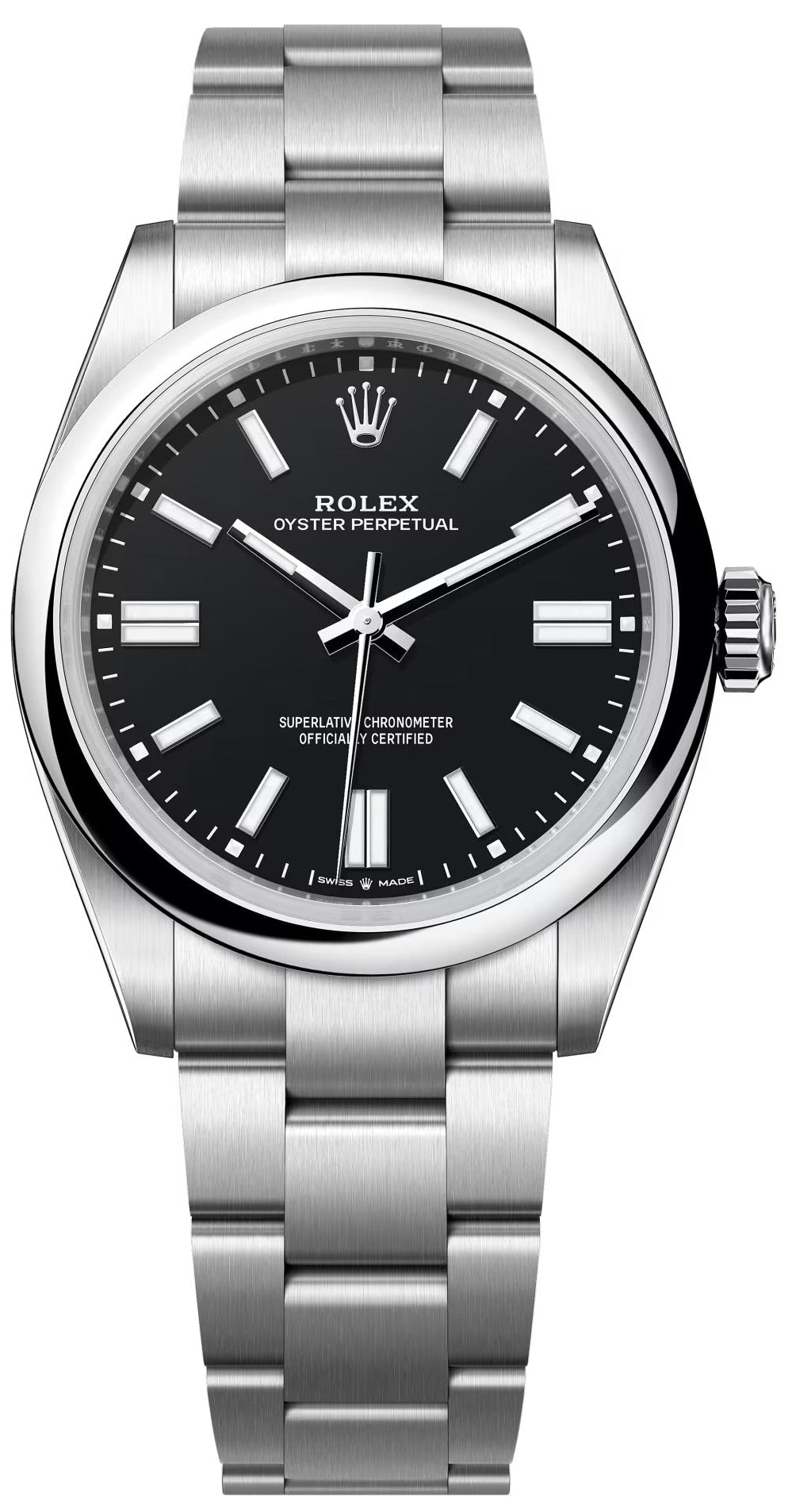 Rolex Oyster Perpetual 41 Schwarzes Zifferblatt Herrenuhr 134300-0008