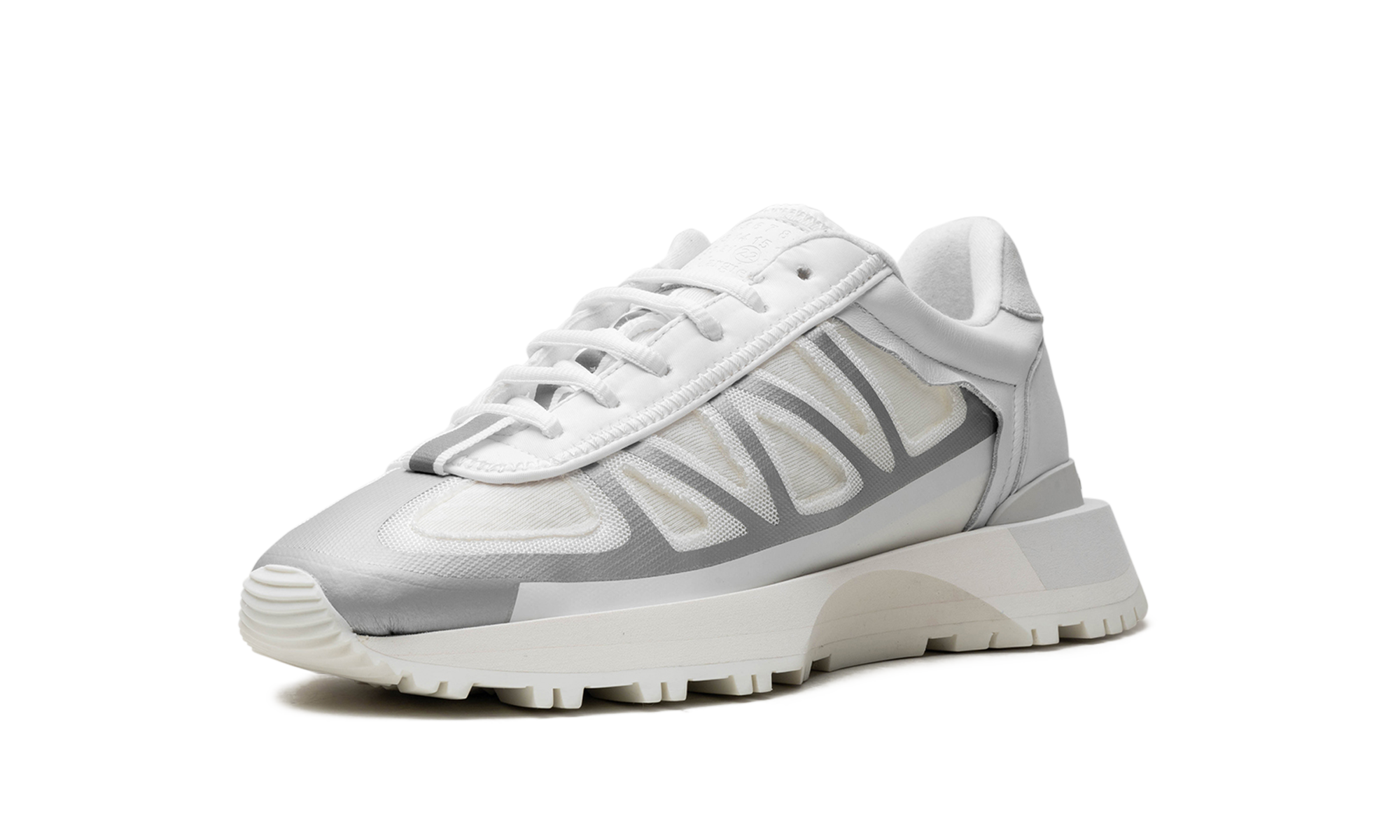 50 50 Low Top Sneaker „White / Grey“