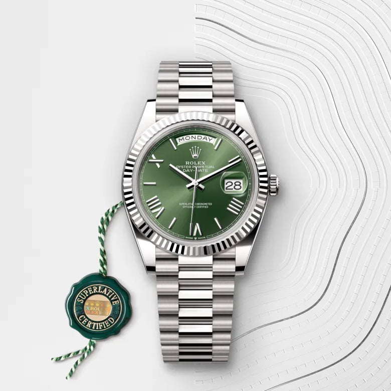 Rolex Day-Date 40 Oyster, 40 mm, white gold  M228239-0033