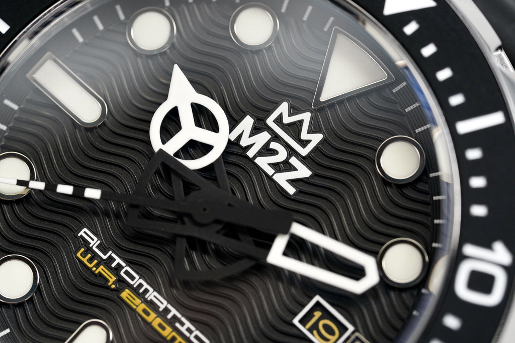 M2Z Men's Watch Diver 200 Black