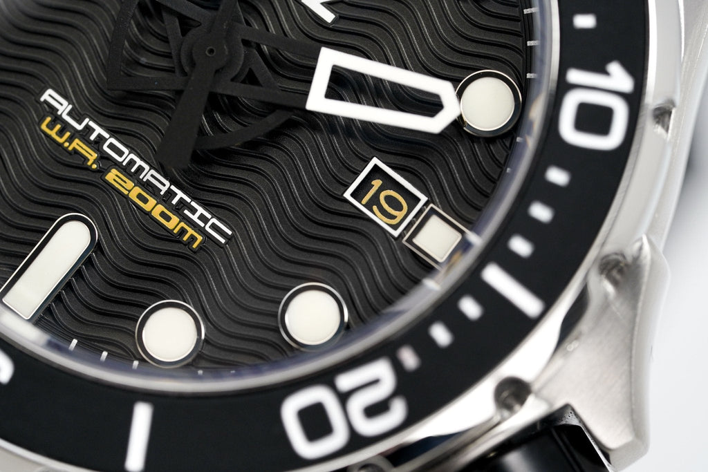 M2Z Men's Watch Diver 200 Black