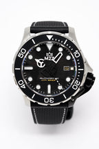 M2Z Men's Watch Diver 200 Black