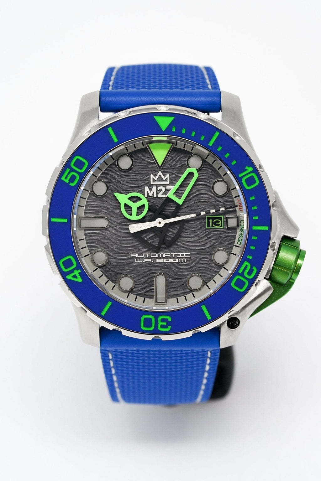 M2Z Men's Watch Diver 200 Blue