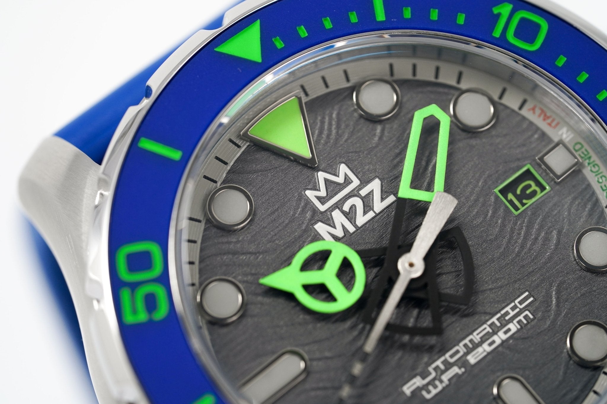 M2Z Men's Watch Diver 200 Blue