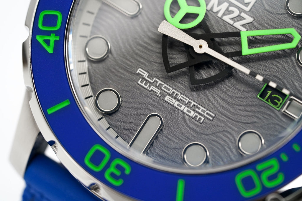 M2Z Men's Watch Diver 200 Blue